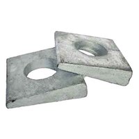 A325BW34G 3/4" Square Beveled Washer, F436 Hardened, HDG